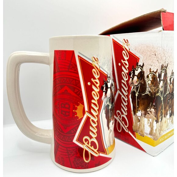 2012 Budweiser Holiday Stein - Picture 2 of 10